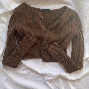 Brandy Melville, brown cardigan